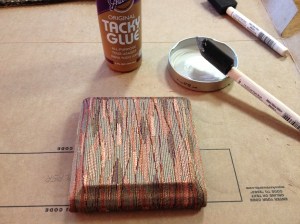 first fabric covered