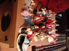 the barbies await