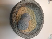 grinding rice