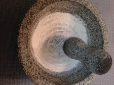 salt ground into dust